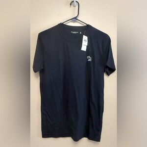 Abercrombie & Fitch Men’s navy blue crew t-shirt